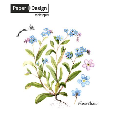 Paper+Design 【Paper Design】德國餐巾紙 - 勿忘我