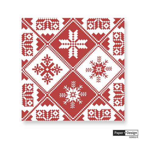 【 Paper+Design】德國餐巾紙-傳統紅色