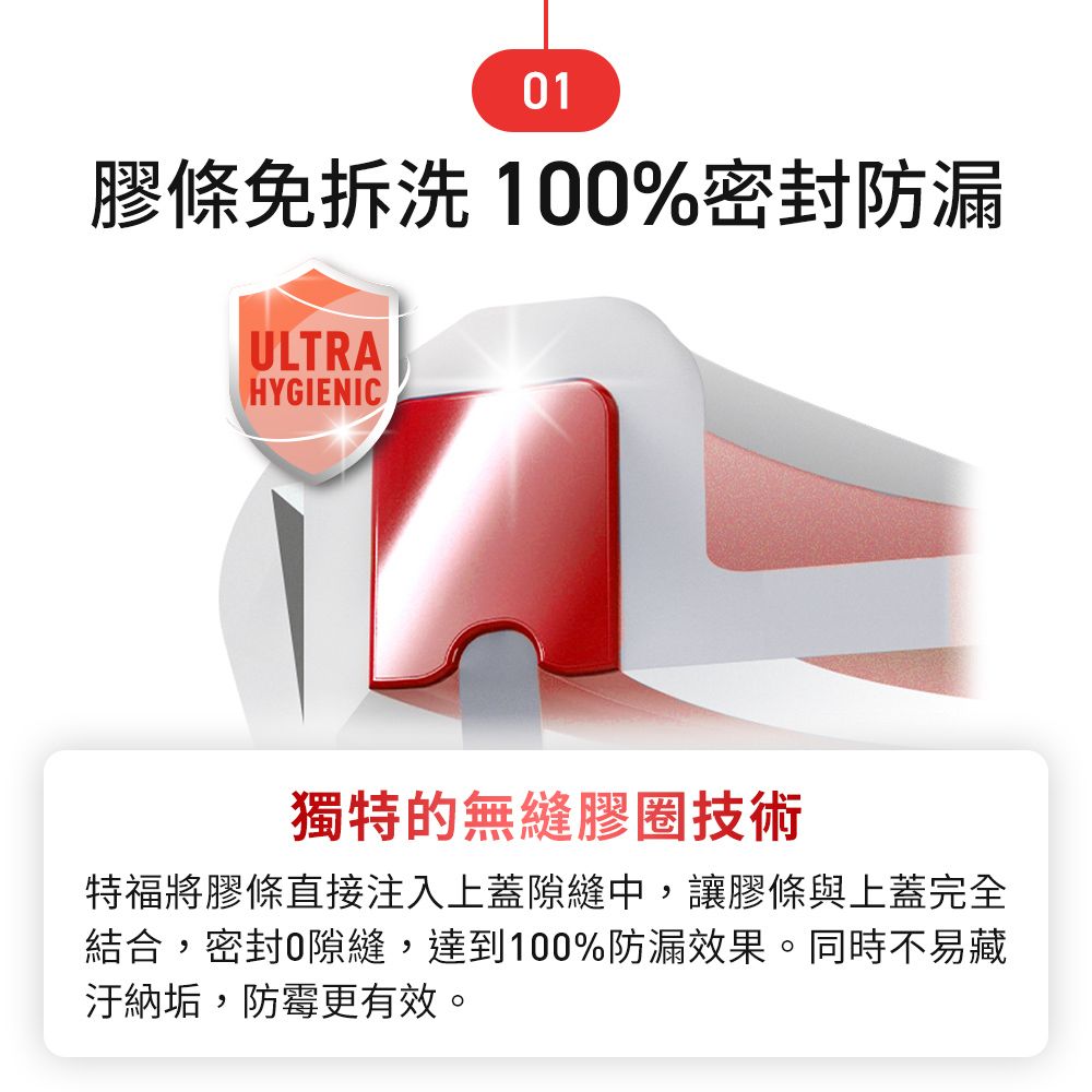 Tefal 特福  法國 MasterSeal 新一代無縫膠圈耐熱玻璃保鮮盒180ML
