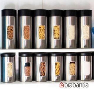 Brabantia 防手紋視窗食物儲存罐-2.2L-新品發售