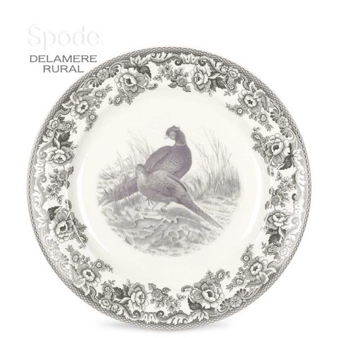英國Spode-德拉米爾莊園系列-30cm主餐盤-雉雞