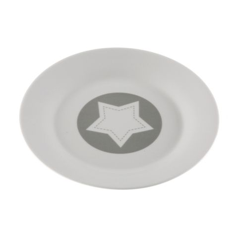 VERSA 瓷製餐盤(星星灰19cm)