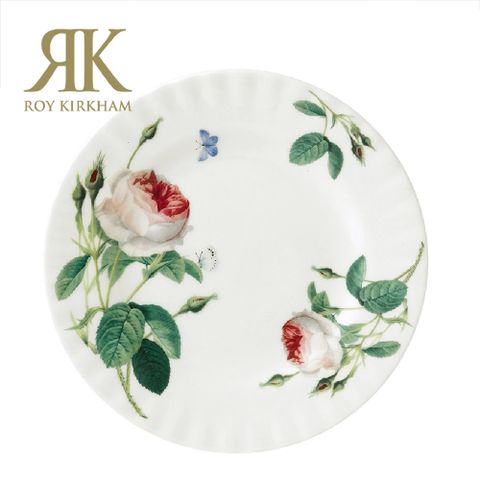 英國Roy Kirkham-玫瑰花園 (Palace Garden) 系列27cm骨瓷主餐盤 淺盤 牛排盤 主餐盤 大餐盤