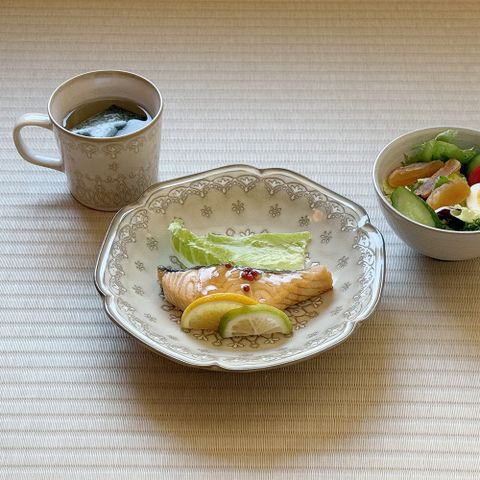 日本製蕾絲深盤