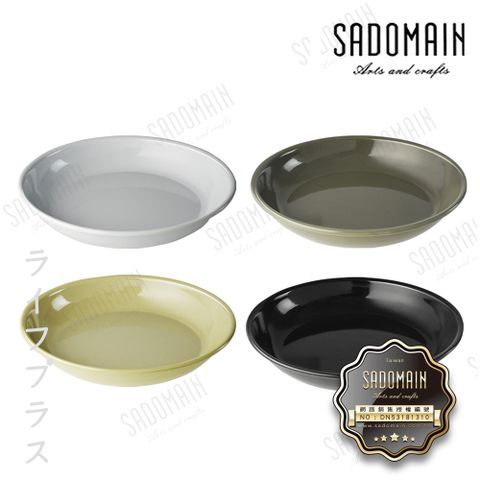 一品川流 SADOMAIN 仙德曼露營鑄鐵琺瑯盤-19cm-小-2入X2盒