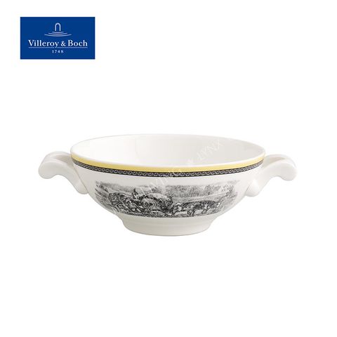 Villeroy & Boch 德國Villeroy&Boch-奧頓系列-13cm雙把手碗-Ferme田園風情  淺盤 餐盤 點心盤 水果盤 沙拉盤 盤子 餐盤 盤 起酥湯碗