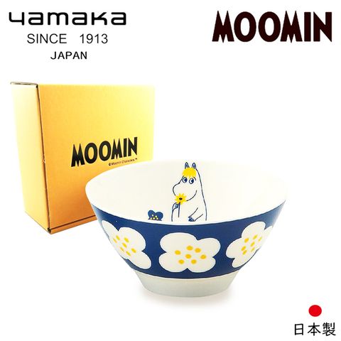 Moomin 嚕嚕米 【日本山加yamaka】彩繪陶瓷碗禮盒1入 (MM034-312)