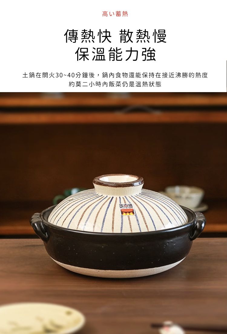 【未使用】佐治陶器 セラミック加工 IH土鍋（十草）8号 IH土鍋十草 | 四日市萬古焼 佐治陶器