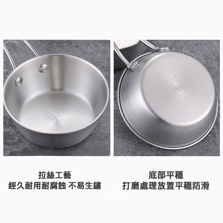  正304韓式多用碗/泡麵碗(帶柄)-12CM