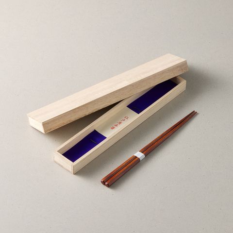 有種創意-日本川上-龜甲六角木筷-棕色-禮盒裝(21cm)