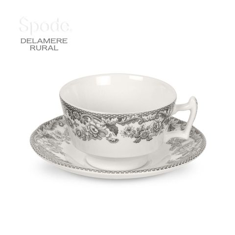 英國Spode-德拉米爾莊園 Delamere Rural 系列-200ml杯盤組 花茶杯盤 杯盤組 杯碟組