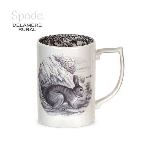 英國Spode-德拉米爾莊園 Delamere Rural系列-350ml馬克杯-兔