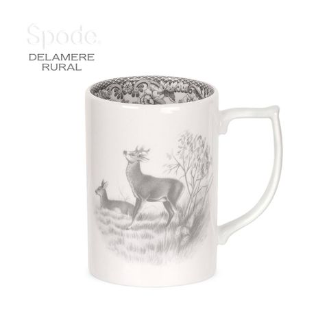 英國Spode-德拉米爾莊園系列-350ml馬克杯-鹿