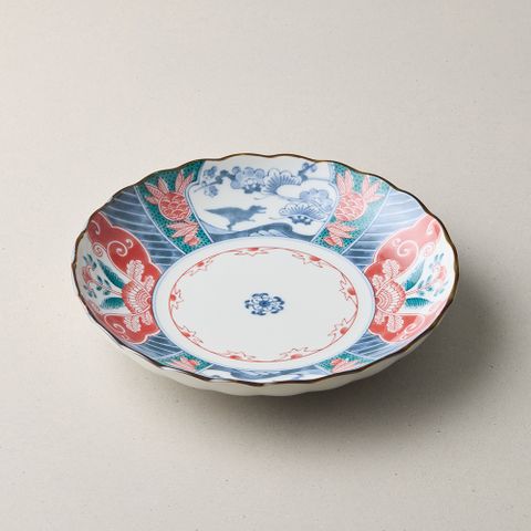 有種創意 - 日本美濃燒 - 江戶良緣龍深盤 (23cm)