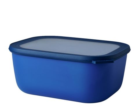 MEPAL / Cirqula 方形密封保鮮盒3L(深)-寶石藍