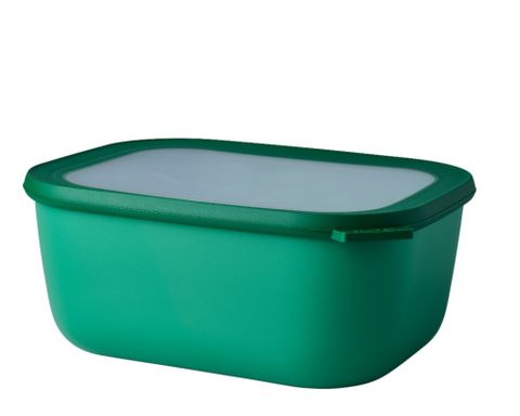MEPAL / Cirqula 方形密封保鮮盒3L(深)-寶石綠
