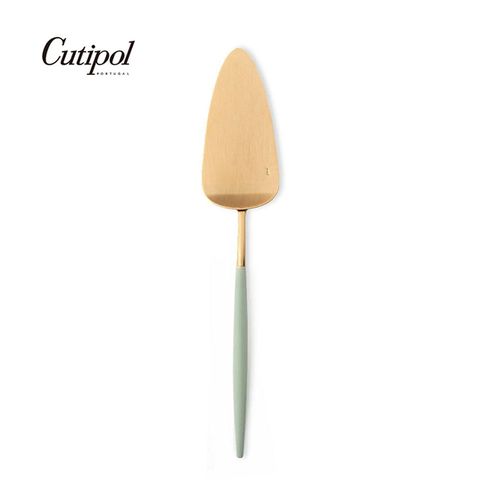 葡萄牙Cutipol-GOA系列-青玉金霧面不銹鋼-28cm蛋糕刀PieServer