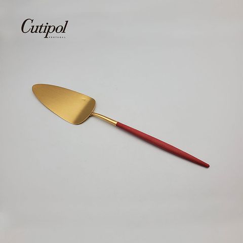 葡萄牙Cutipol-GOA系列-紅金霧面不銹鋼-28cm蛋糕刀PieServer