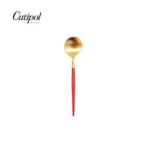 葡萄牙Cutipol-GOA系列-紅金霧面不銹鋼-12cm咖啡匙