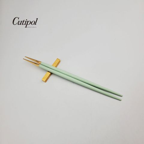 Cutipol 葡萄牙-GOA系列-青玉金霧面不銹鋼-22.5cm筷子組