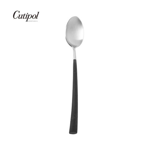 葡萄牙Cutipol-NOOR系列-黑柄霧面不鏽鋼-18cm點心匙