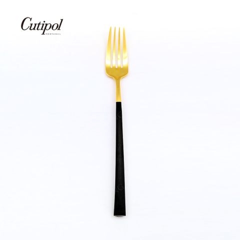 葡萄牙Cutipol-NOOR系列-黑金霧面不鏽鋼-22cm主餐叉