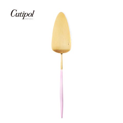 葡萄牙Cutipol-GOA系列-粉紅金霧面不銹鋼-28cm蛋糕刀PieServer