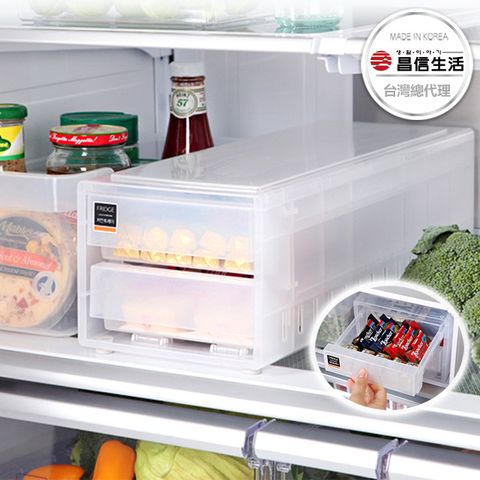【韓國昌信生活】INTRAY冰箱雙層抽屜收納盒