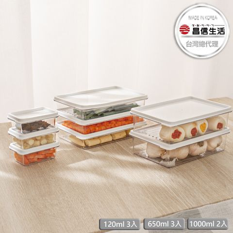 【韓國昌信生活】SENSE冰箱全系列保鮮盒8件組(PChome限定A)
