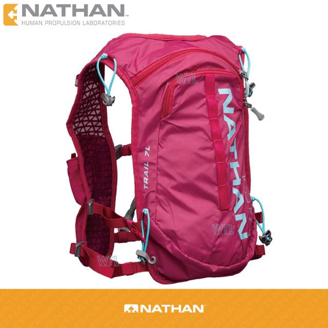 NATHAN 【美國 】7L 野跑米克斯水袋背包 TrailMix (水袋2L) - 酒紅