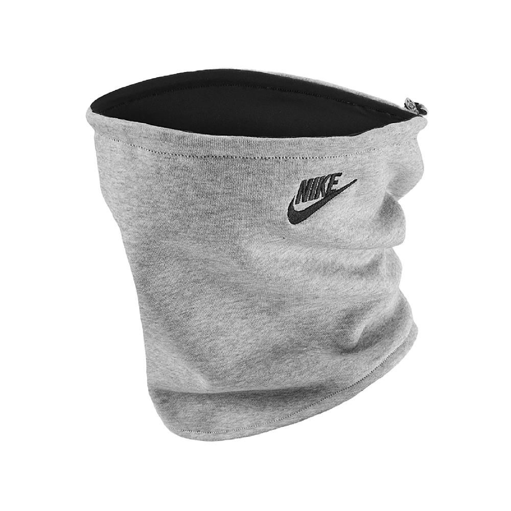 NIKE 耐吉 頸套 Club Fleece Neck Wrap 男女款 灰 黑 圍脖 雙面穿 刺繡 N100824109-9OS