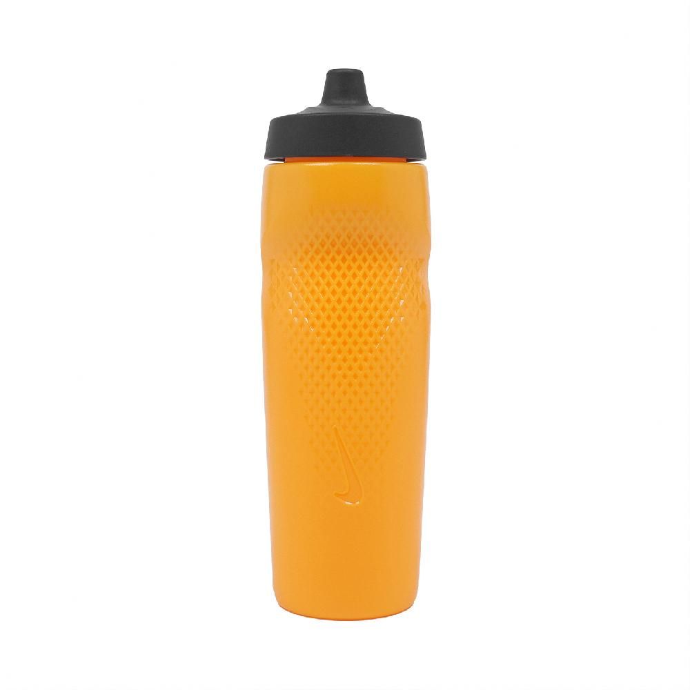 NIKE 耐吉 水壺 Refuel Water Bottle 24 oz 黃 白 可擠壓 自行車 運動 訓練 運動水壺 水瓶 N100766670-424