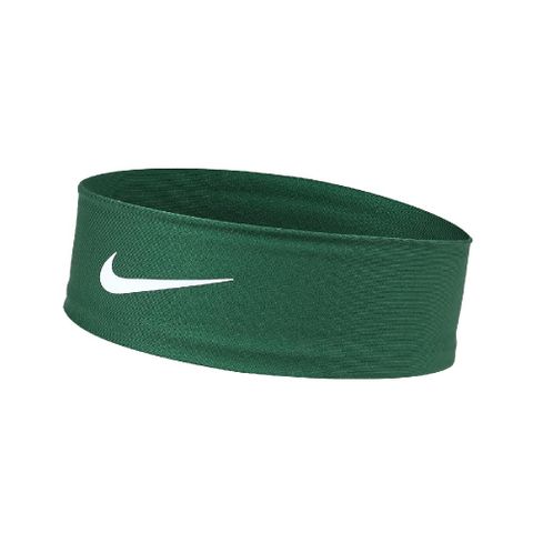 NIKE 耐吉 頭帶 Fury Classic 綠白 速乾 矽膠條 止滑 運動 健身 籃球 網球 髮帶 N101170630-8OS
