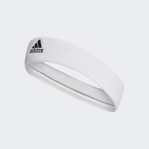 adidas 愛迪達 Adidas Tennis Headband [CF6925] 頭帶 運動 網球 訓練 健身 延展性 吸汗 舒適 白