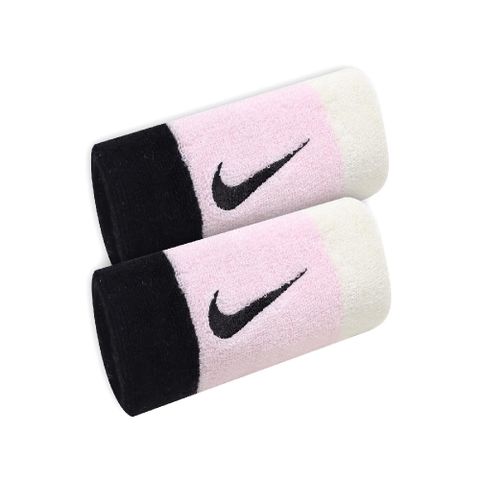 護腕 Swoosh Doublewide 白 橘 吸汗 毛巾布 寬版 籃球 網球 球類 運動護腕 N000158664-1OS