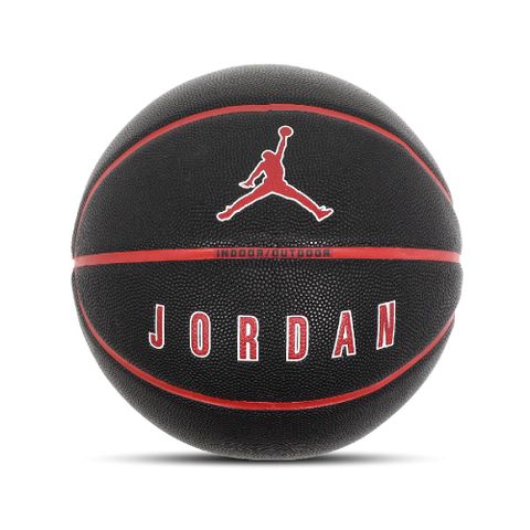 籃球 Jordan Ultimate 2.0 8P NO.7 Basketball 標準 7號球 黑 紅 室外球 J100825401-707