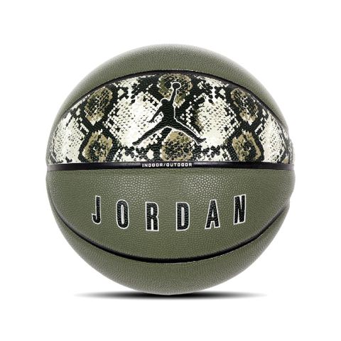 NIKE 耐吉 籃球 Jordan Ultimate 2.0 8P Graphic 標準7號球 室外 綠 蛇紋 J100825721-907