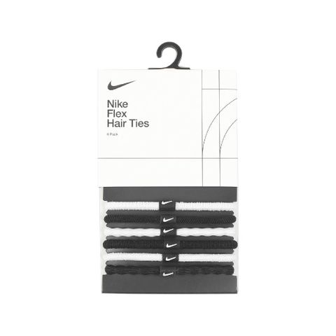 髮圈 Flex Hair Ties 髮帶 黑 白 綁頭髮 6入組 N100919415-2OS