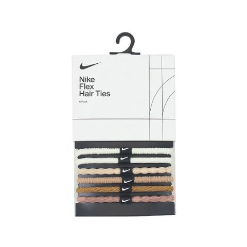 髮圈 Flex Hair Ties 白 棕 咖啡 杏色 粉紅 髮帶 綁頭髮 6入裝 N100919420-2OS