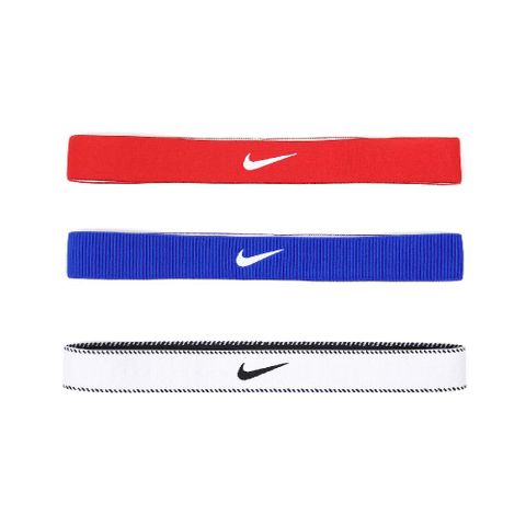 頭帶 Flex Wide Headbands 紅 藍 白 止滑 防滑 寬版 3入裝 N101193264-8OS