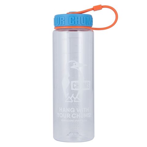 CHUMS Booby Bottle 600ml攜帶式冷水壺 透明/淺藍色_CH622124W111