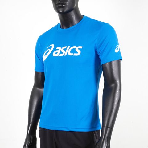 Asics 亞瑟士 T-Shirts [K31415-43] 男 短袖 T恤 運動 透氣 排汗 吸濕 快乾 台灣製 藍