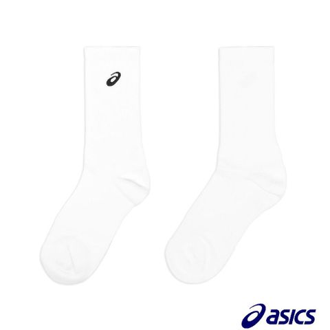 Asics 亞瑟士 運動襪 Stability Crew Socks 白 黑 中筒襪 襪子 3053A159100