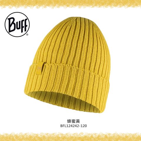 BUFF Lifestyle BFL124242 NORVAL 美麗諾針織保暖帽-蜂蜜黃
