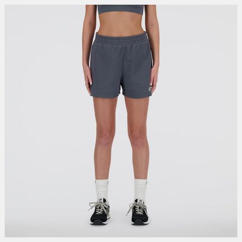 【New Balance】女 短褲 灰_WS33502GT-F