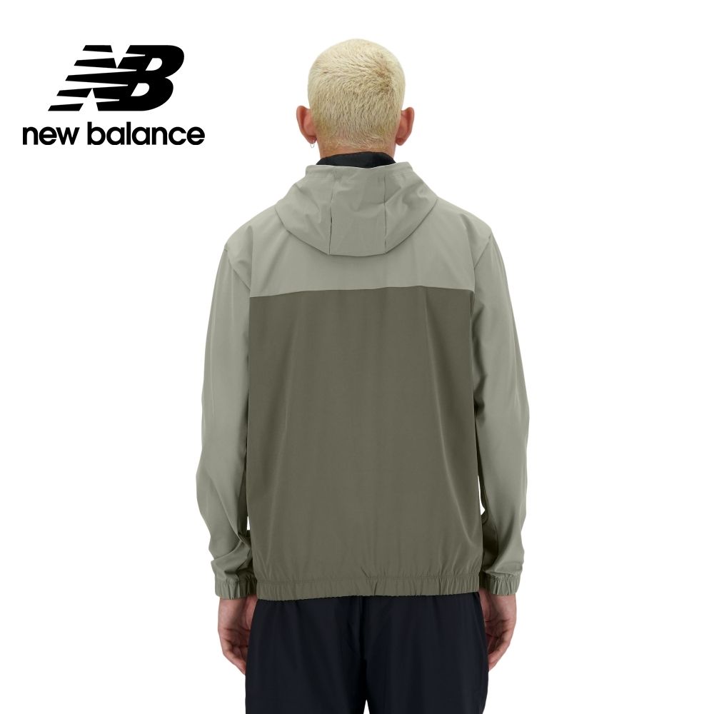 NEW BALANCE 風衣外套 男 綠色_MJ41018DEK-F