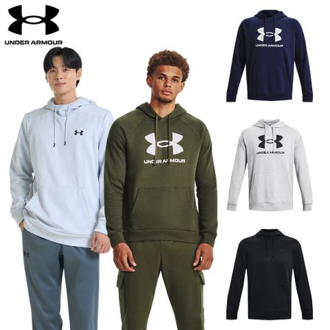 UA 男 Armour Fleece 連帽長袖套頭衫