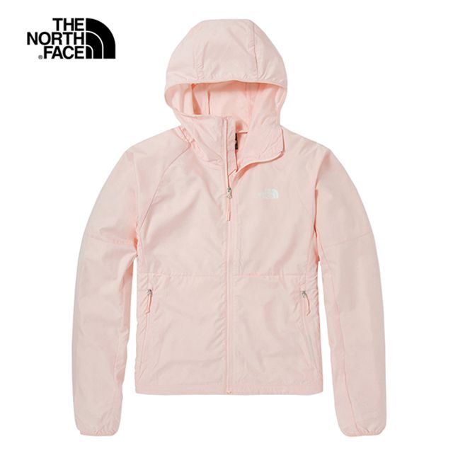 The North Face 北面 美國[]W Flyweight Hoodie/女款輕量級收納透氣輕薄外套 / 運動外套 / 連帽外套 / 薄款風衣 / 拉鍊口袋