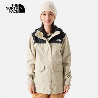 【The North Face】女 拼接防水透氣連帽衝鋒外套-NF0A88RS3X4