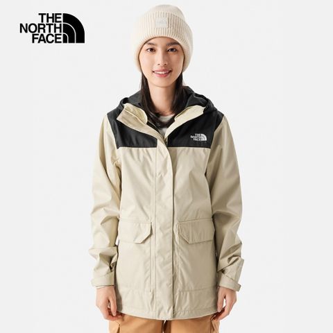 The North Face 北面 女 拼接防水透氣連帽衝鋒外套-NF0A88RS3X4